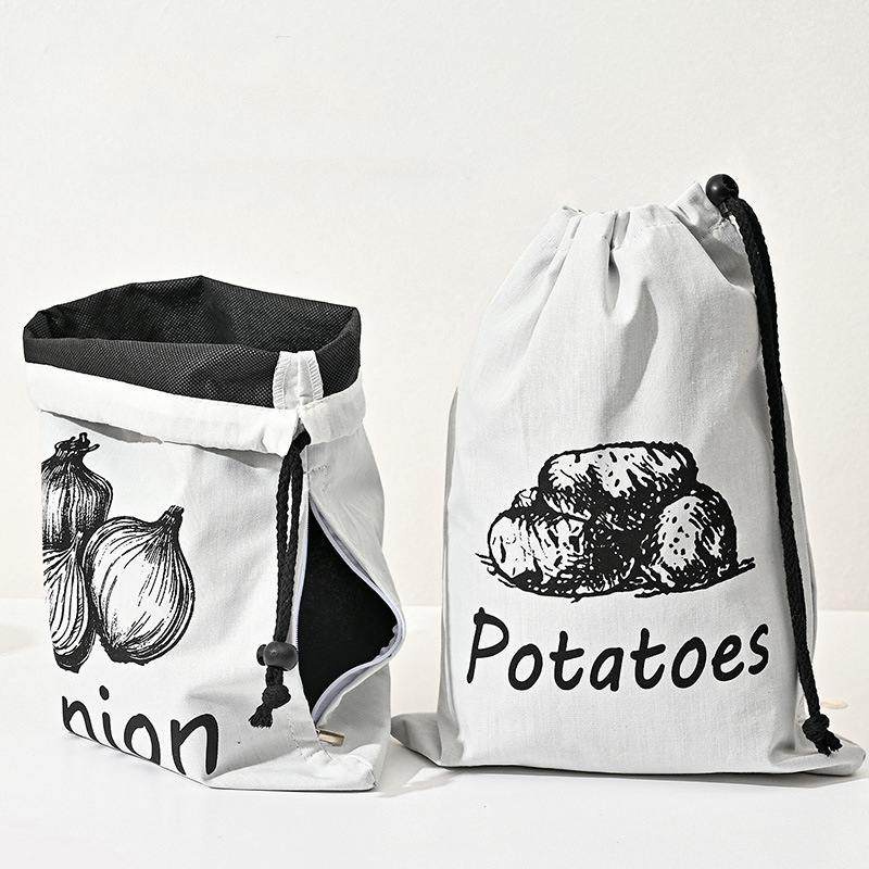 Potato Onion Garlic Pattern St - Food Storage Zipper ulasan dan harga
