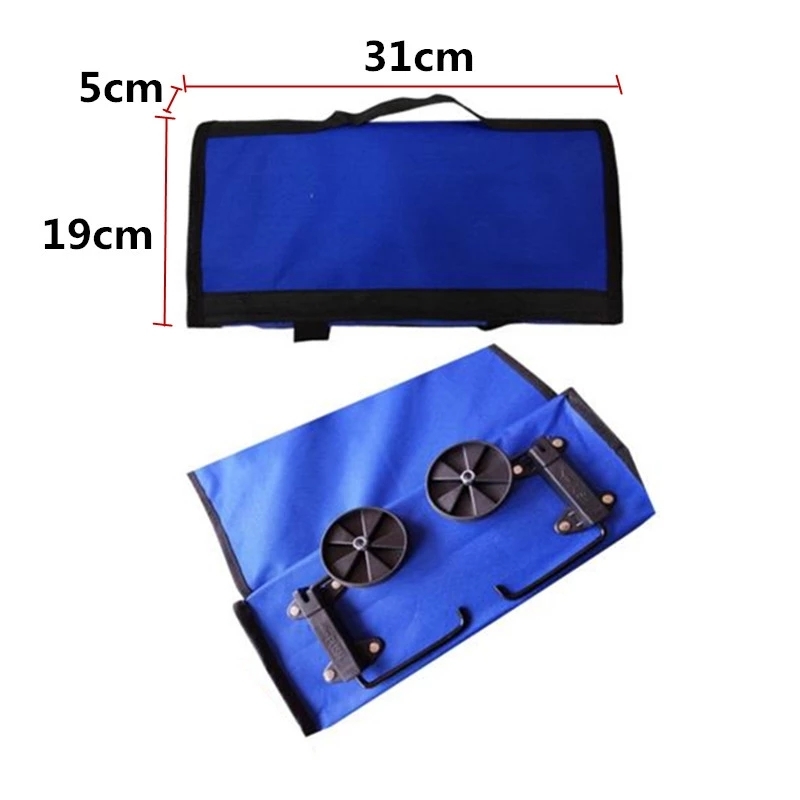 Portable Folding Reusable Shop - Food Storage With Wheels ulasan dan harga