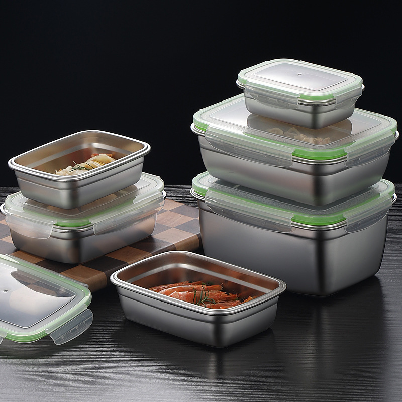 304 Stainless Steel Lunch Box  - Food Storage Containers Set ulasan dan harga
