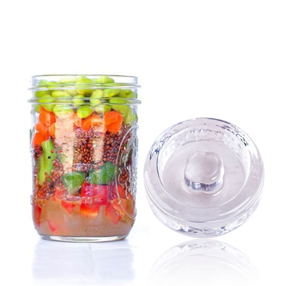 Durable Glass Fermentation Wei - Mason Jar Wide Mouth ulasan dan harga