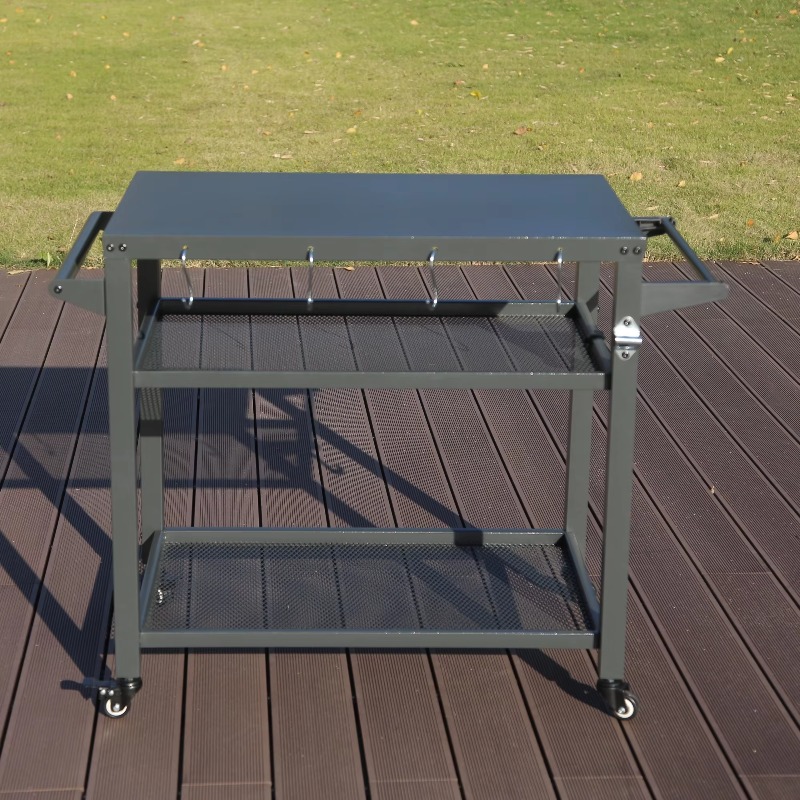 Removable Outdoor Kitchen BBQ  - Food Storage With Wheels ulasan dan harga