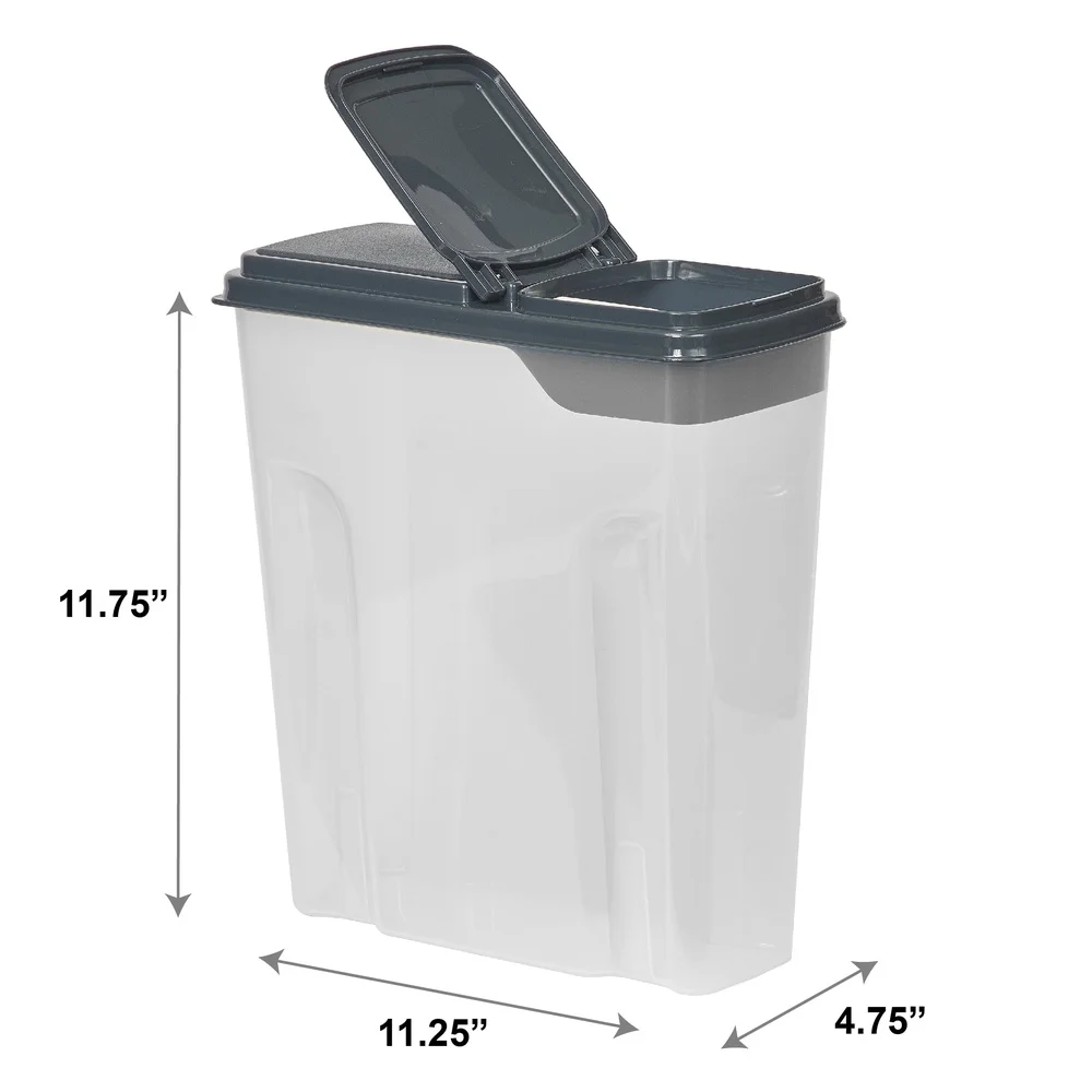 2-Pack Plastic Cereal Dispense - Food Storage Quart Containers ulasan dan harga
