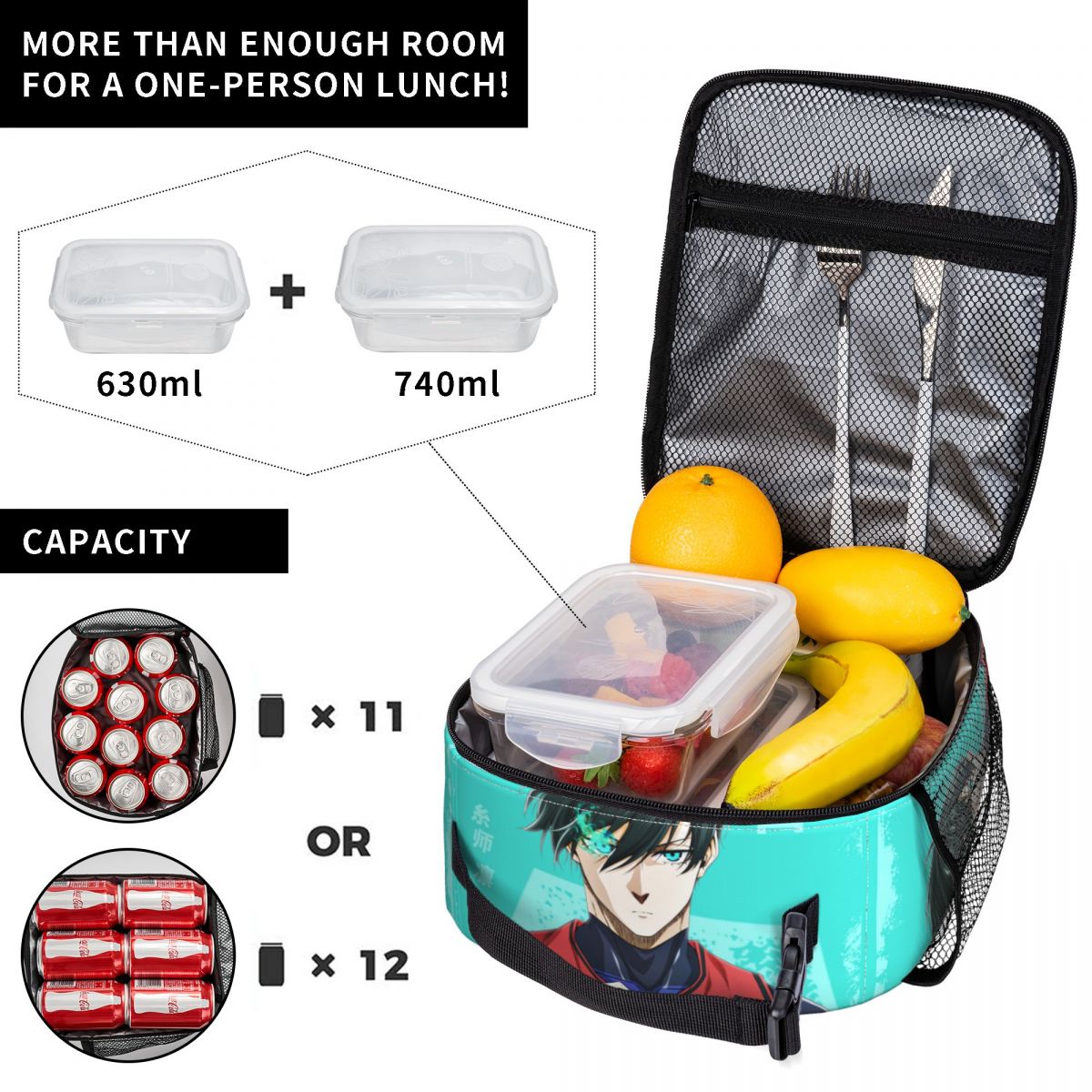 Anime Blue Locks Product Insul - Food Storage Lock Box ulasan dan harga