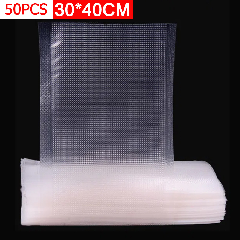 50PCS 30x40cm Textured Vacuum  - Food Storage Vacuum ulasan dan harga