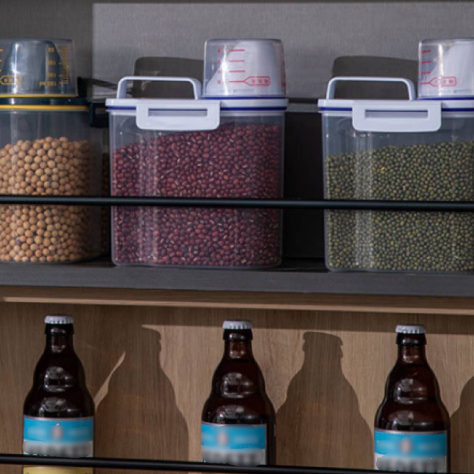 Rice Storage Container Moistur - Food Storage Airtight ulasan dan harga