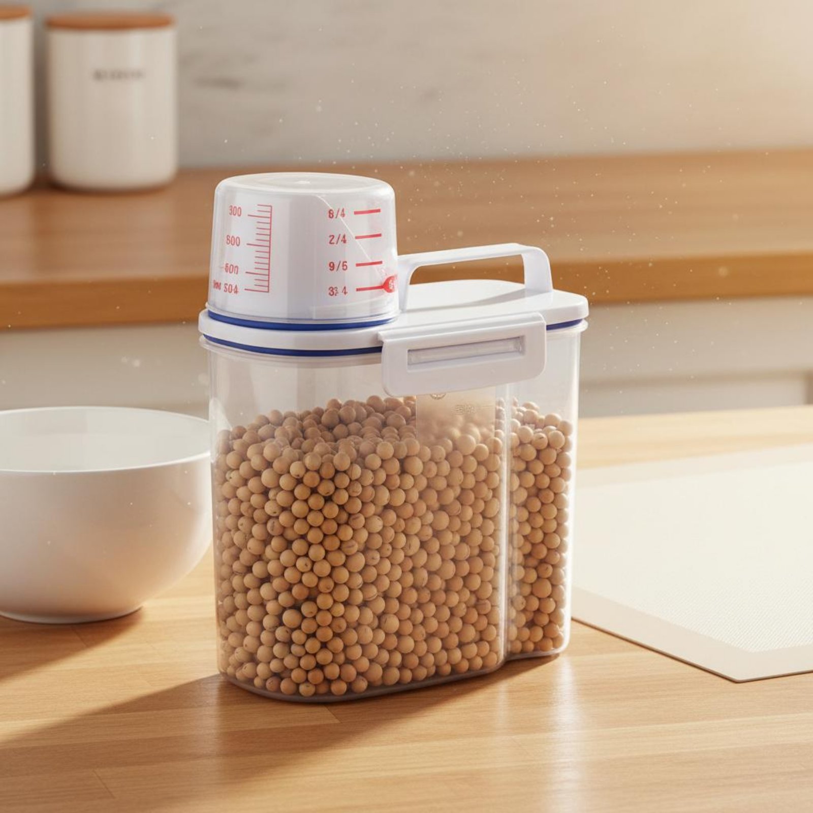Rice Storage Container Moistur - Food Storage Airtight ulasan dan harga