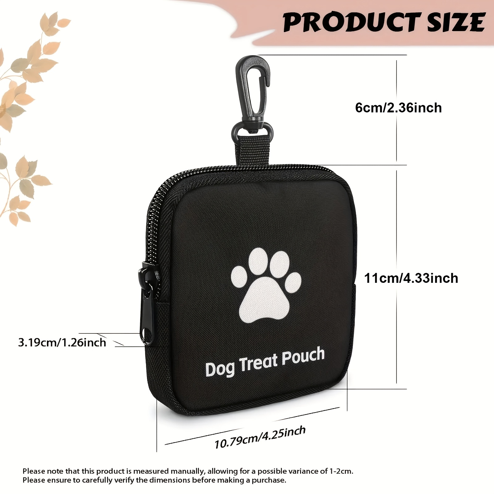 Dog Training Treat Pouch,Trave - Food Storage Zipper ulasan dan harga