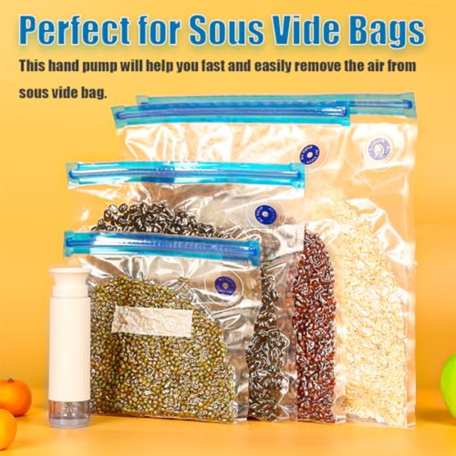 Hand Pump for Sous Vide Bags,  - Mason Jar Wide Mouth ulasan dan harga