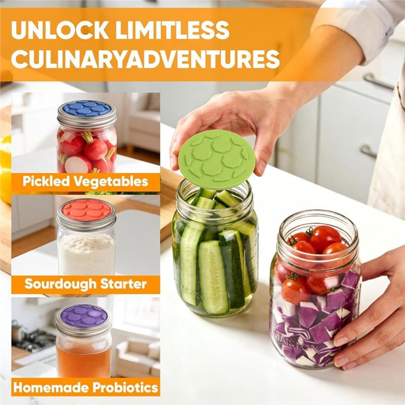 AB66-One-Way Airlock Valve& Se - Mason Jar Wide Mouth ulasan dan harga