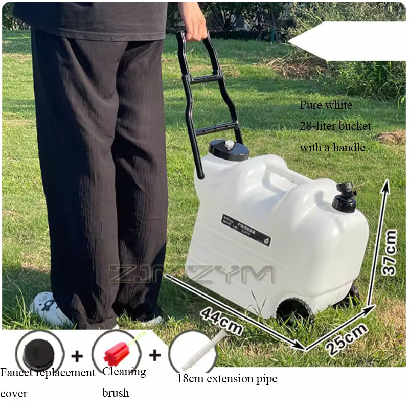 28L Large Capacity Camping Buc - Food Storage With Wheels ulasan dan harga