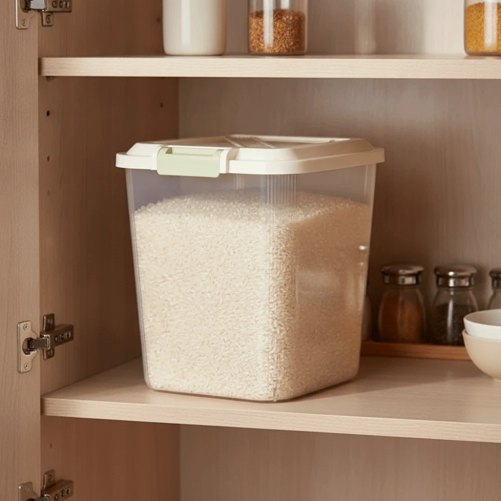 Durable Insect Proof Rice Stor - Food Storage With Wheels ulasan dan harga
