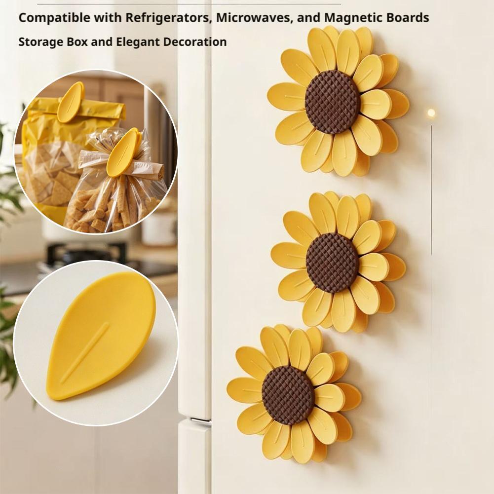 10Pcs Cute Sunflower Magnetic  - Food Storage Notes ulasan dan harga
