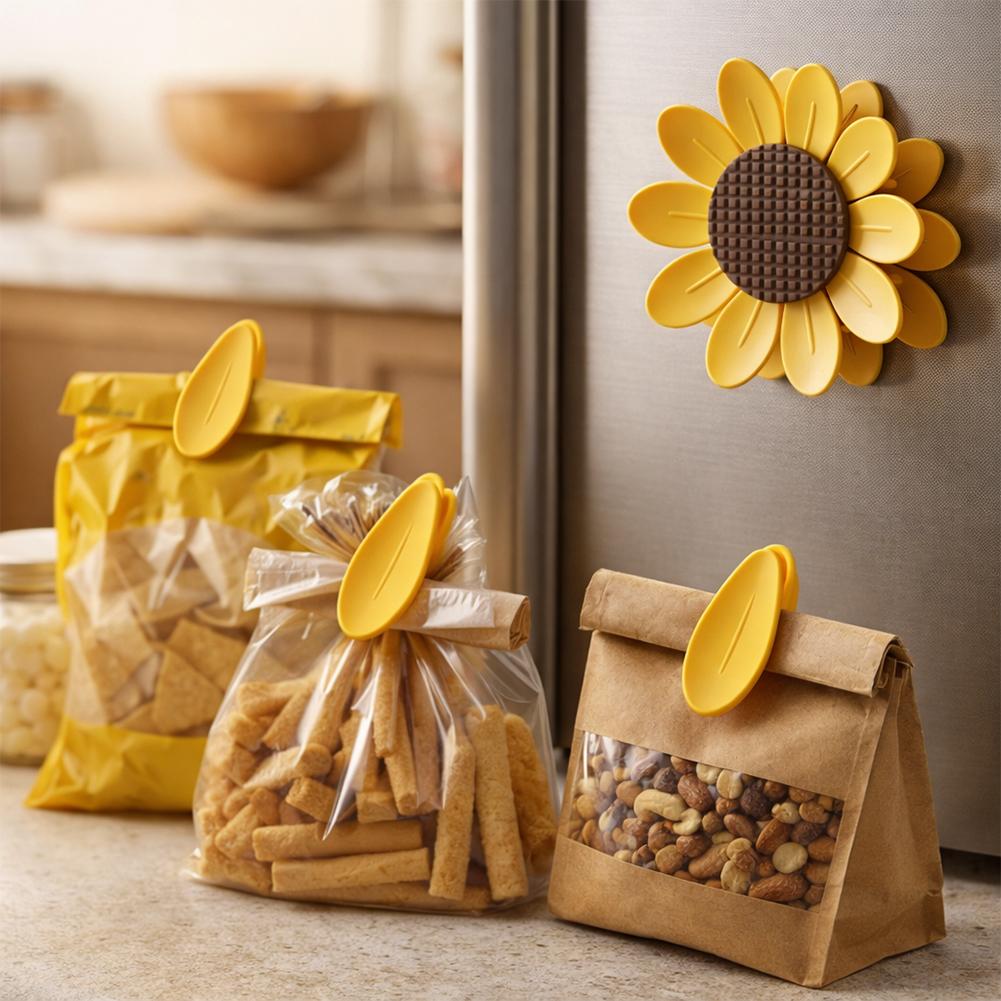 10Pcs Cute Sunflower Magnetic  - Food Storage Notes ulasan dan harga