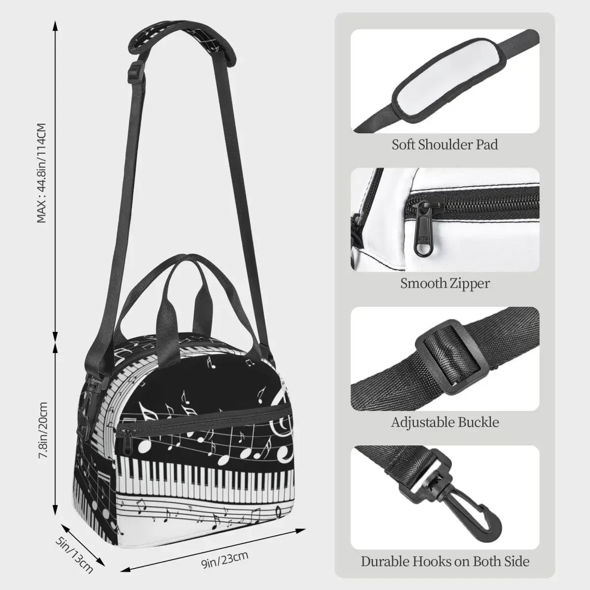 Abstract Piano Keys With Music - Food Storage Notes ulasan dan harga