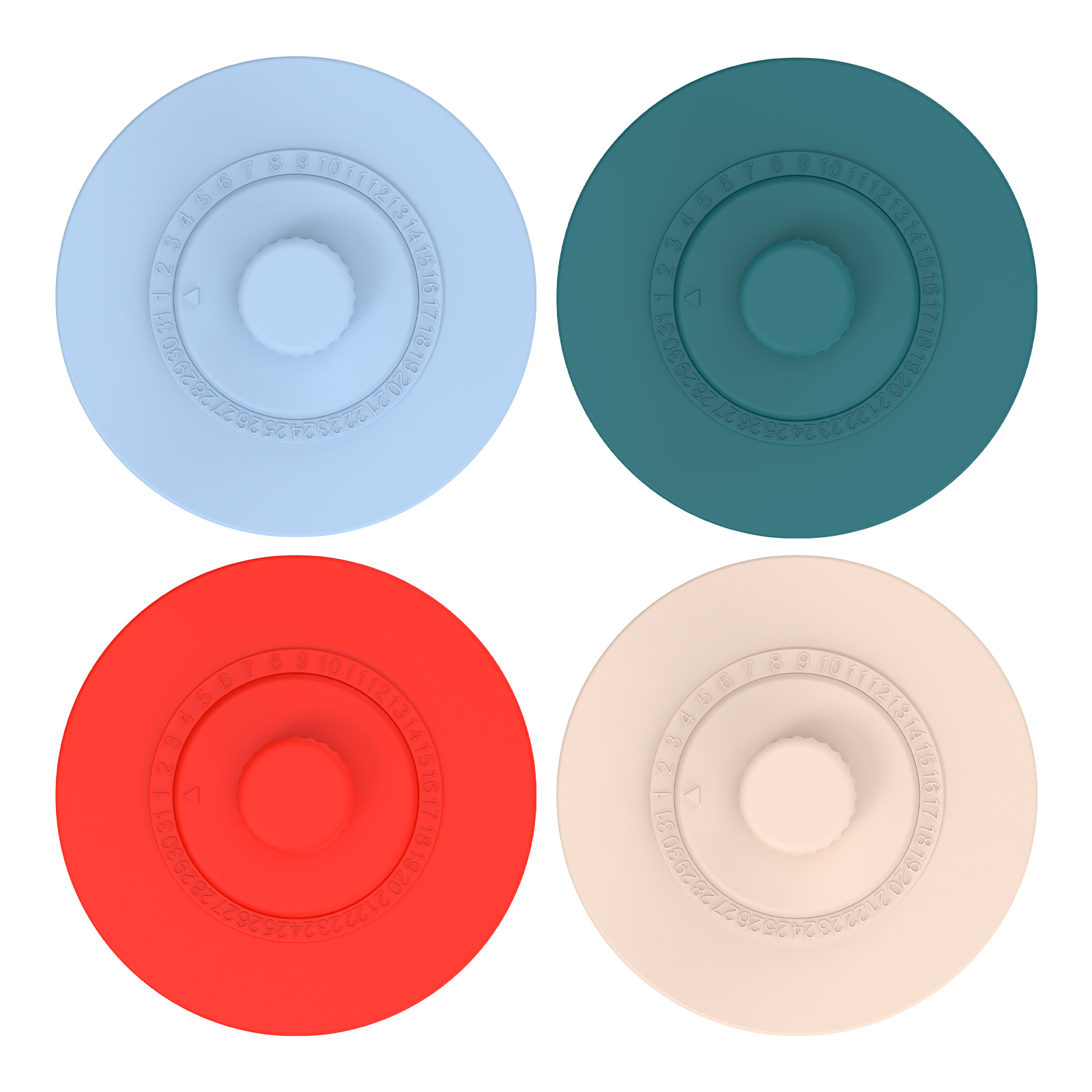 4 Pcs Silicone Fermentation Li - Mason Jar Wide Mouth ulasan dan harga