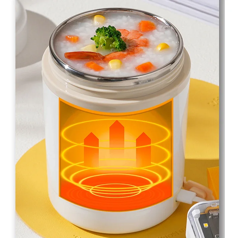 600ML USB Electric Heating Lun - Food Storage Tupperware ulasan dan harga