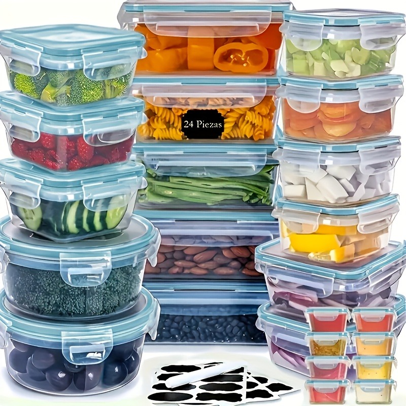 48PCS BPA-Free Food Storage Se - Food Storage Airtight ulasan dan harga