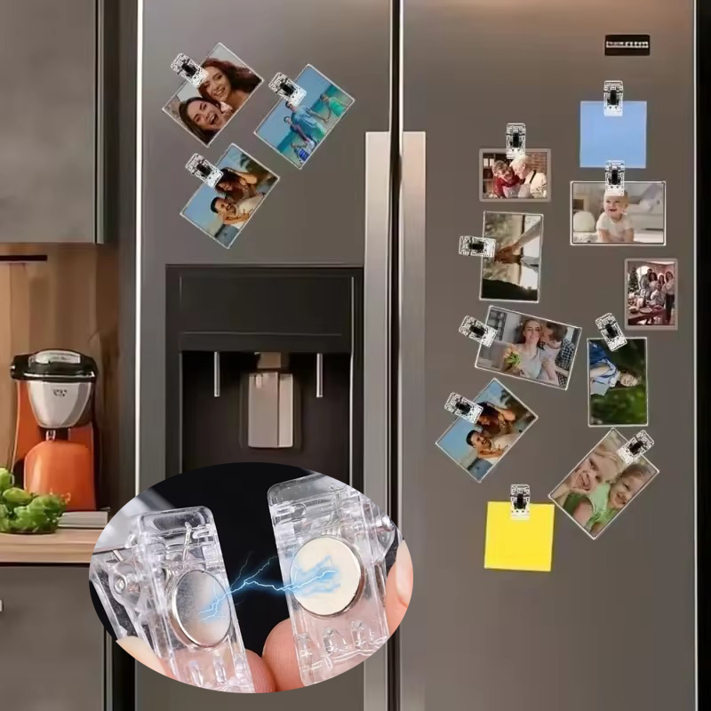 10/20Pcs Mini Magnetic Clips P - Food Storage Notes ulasan dan harga