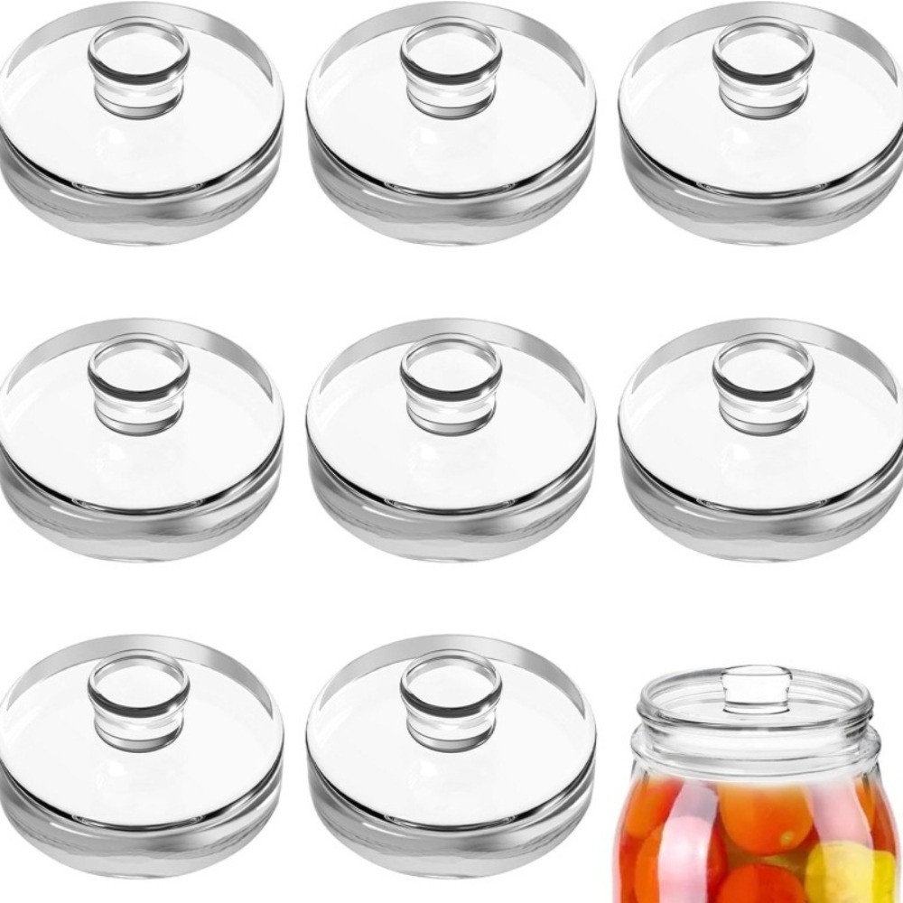 Fermented Glass Weights Clear  - Mason Jar Wide Mouth ulasan dan harga