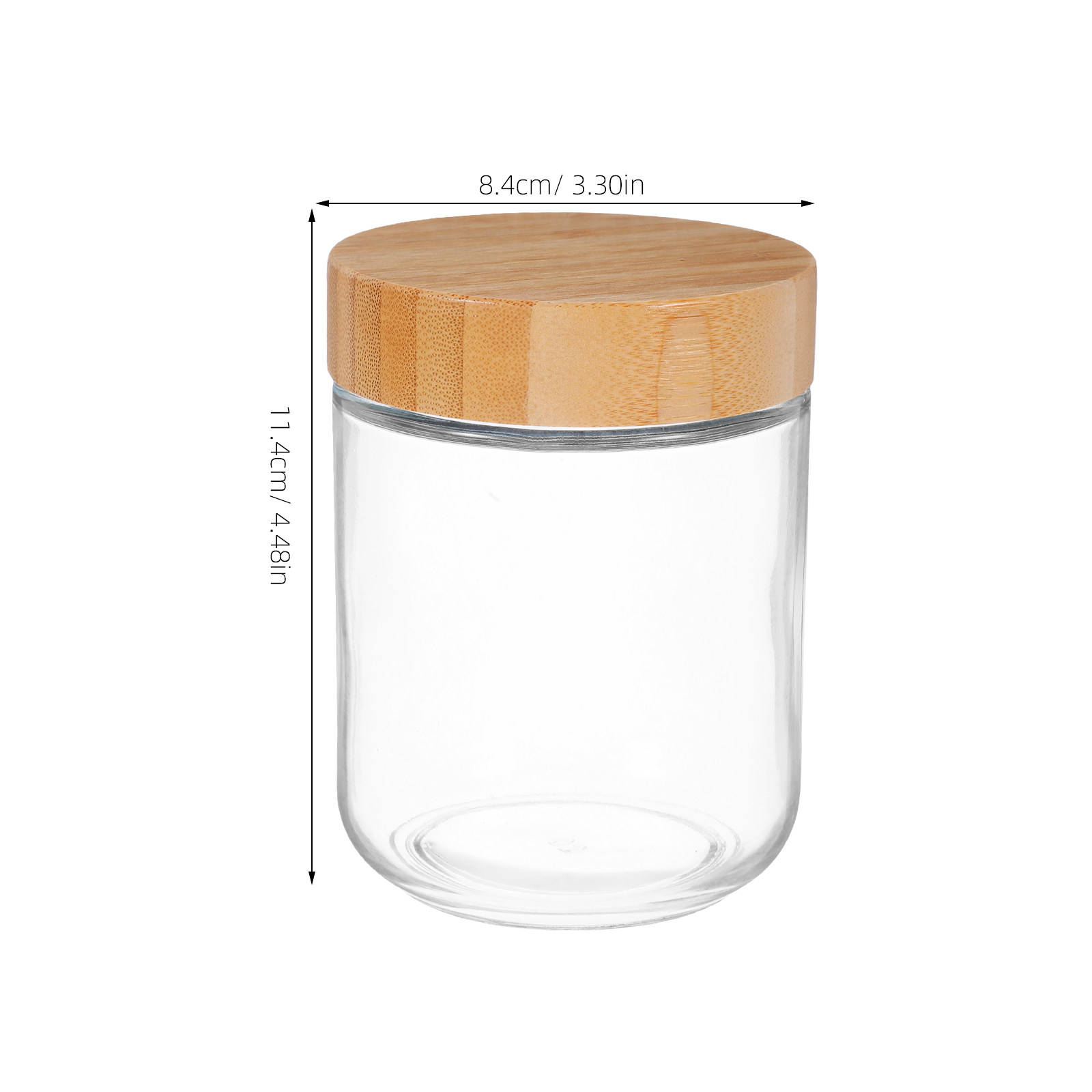 4Pcs Glass Kitchen Storage Jar - Food Storage Airtight ulasan dan harga