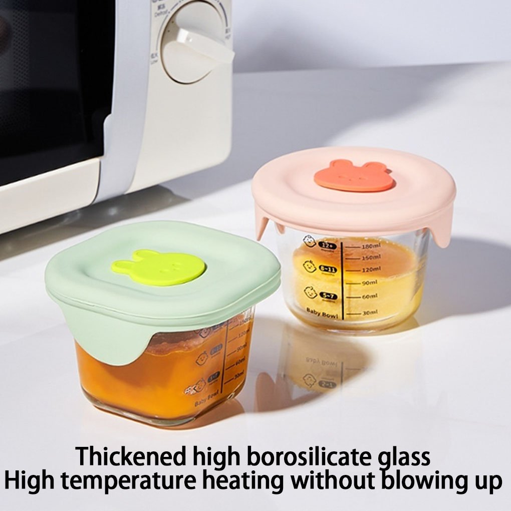 4pack/lot Kids Glass Baby Food - Food Storage Non Toxic ulasan dan harga