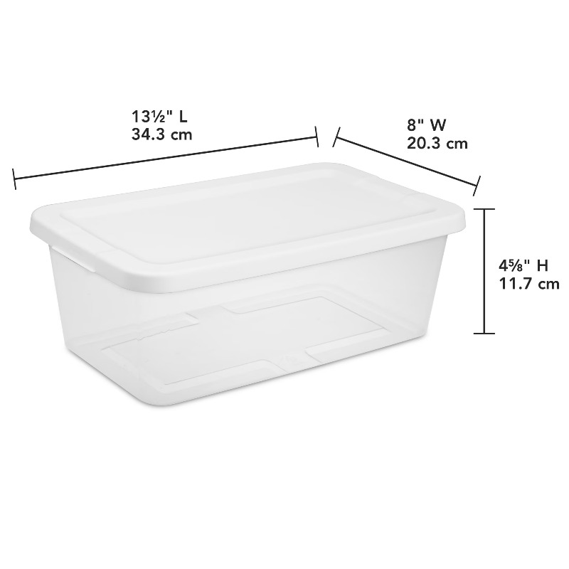 Set of (10) 6 Quart Small Stor - Food Storage Quart Containers ulasan dan harga