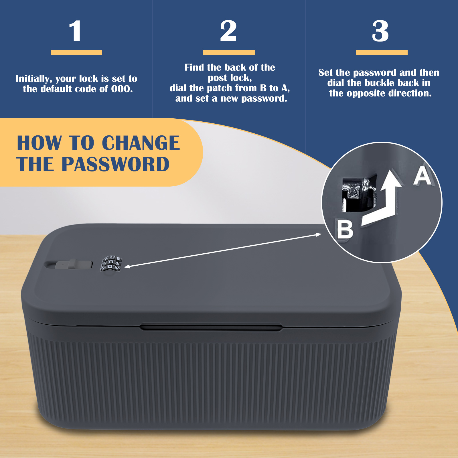 Lockable Storage Box Versatile - Food Storage Lock Box ulasan dan harga