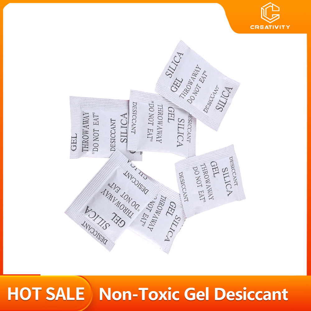 20/50/100 Packs Silica Gel Non - Food Storage Non Toxic ulasan dan harga