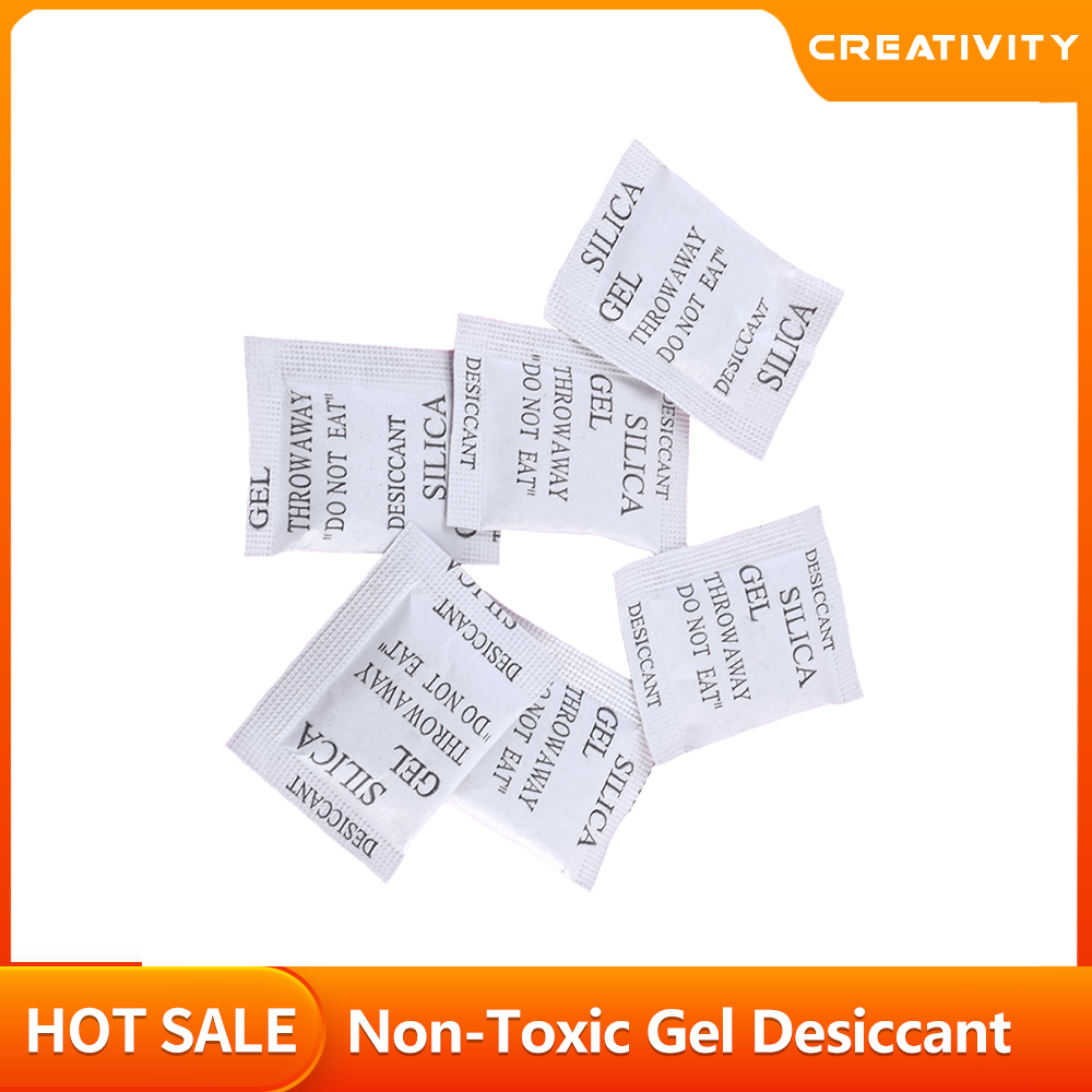 20/50/100 Packs Silica Gel Non - Food Storage Non Toxic ulasan dan harga